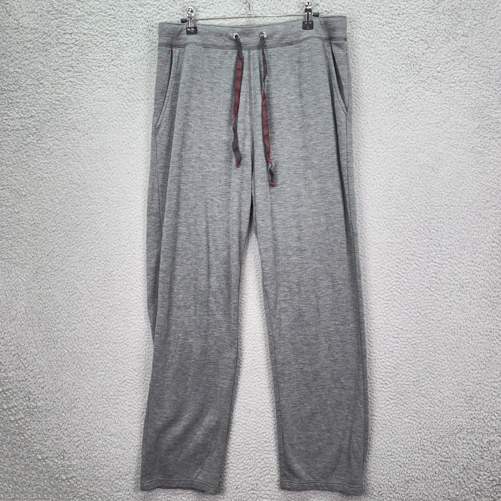 Tommy‎ Bahama Pants Mens L Gray Lounge Pull On Soft Comfort Active Draw String